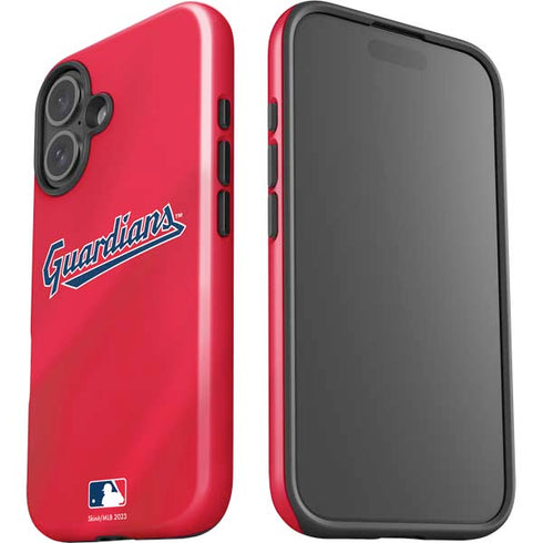 MLB Cleveland Guardians Alternate Road Jersey iPhone 16 Plus Impact Case
